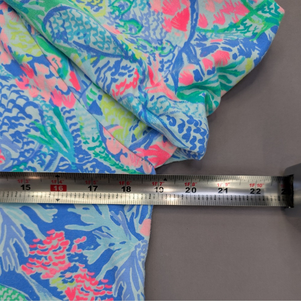 Lilly Pulitzer Mermaid Print 1/4 Zip Pullover Small - Picture 8 of 12